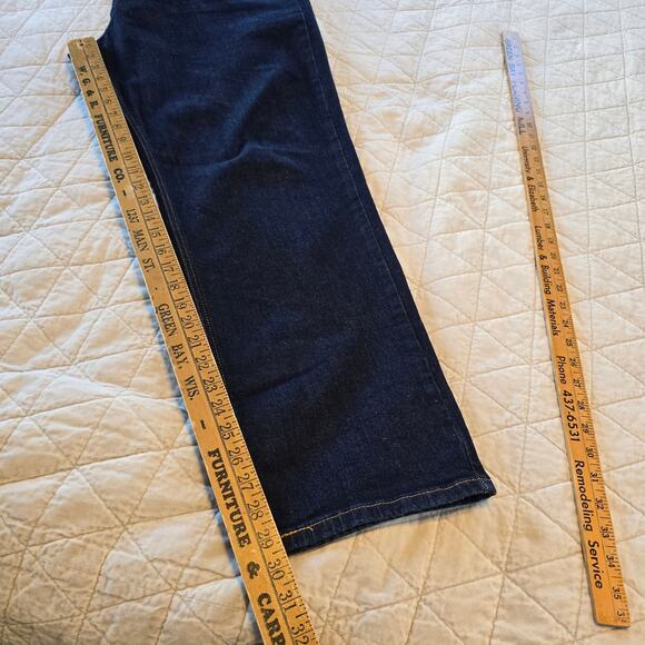 Levis 541 Athletic Taper Jeans Mens 44X32 Dark Wash Classic Casual Work Utility - Picture 6 of 6